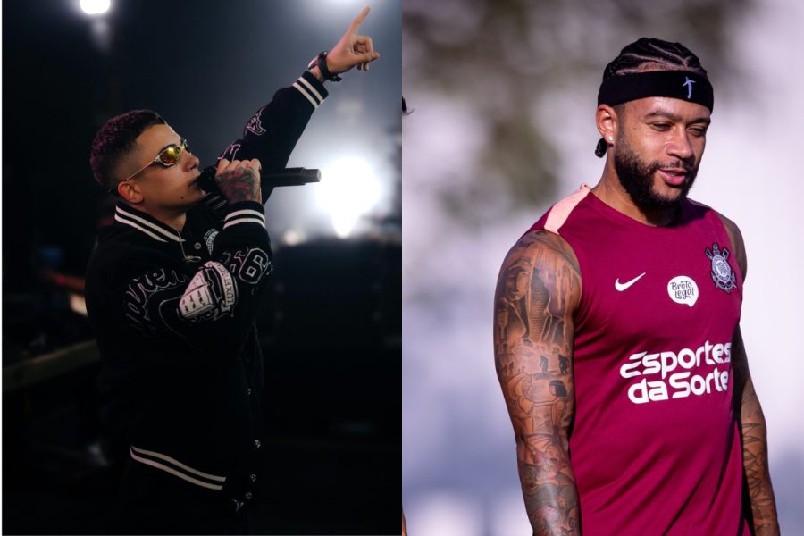 MC Hariel celebra renovação de Memphis Depay no Corinthians