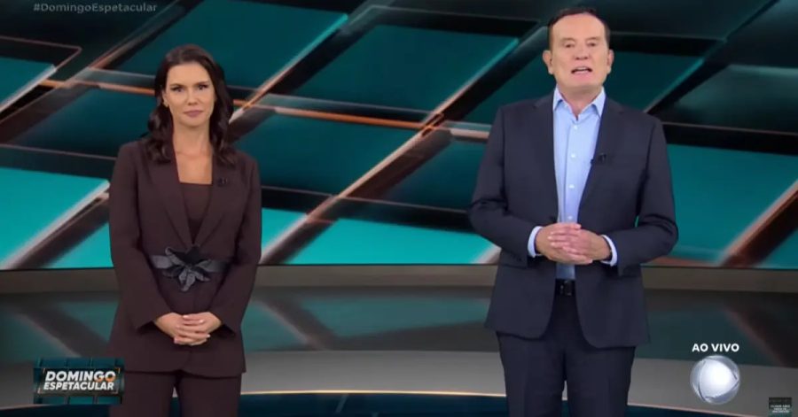 Domingo Espetacular lidera audiência em Goiânia, Vitória e Curitiba